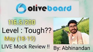 Oliveboard LIVE Mock || CGL Tier-1 || 18-19 May 2024  By ABHINANDAN