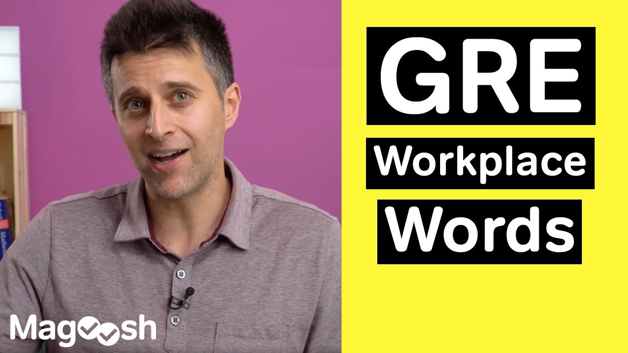 Workplace Words GRE Vocabulary Wednesday YouTube Workplace Words GRE Vocabulary Wednesday YouTube