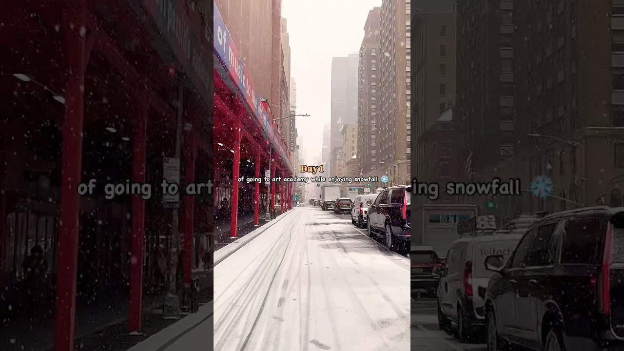 Going to art academy in New York 