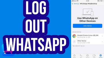 How to Log Out WhatsApp Web From iPhone | Logout WhatsApp web all devices