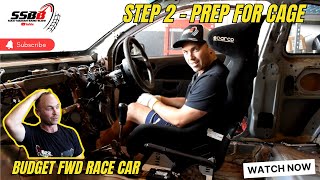 How to Build Your Own Basic Racecar - Step 2 | Fit Seat & Prep For Roll Cage