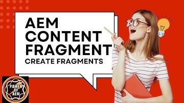 Expert knowledge for creating Content Fragment #powerofaem  #aem  #contentfragments