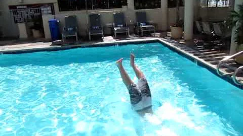 Eric Kalajian Pool Dives 3.19.10