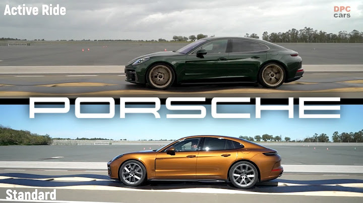 2025 Porsche Panamera Standard Chassis vs Active Ride Chassis Demo