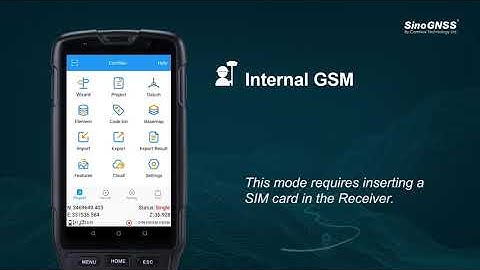 Survey Master - Internal GSM with CORS Mode