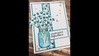 Unity Quick Tip: Floral Peek-a-boo Panel with Copic Coloring