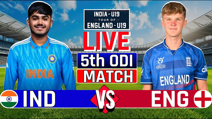 India U19 vs England U19 Live Match Today | 5th ODI Live Ind U19 vs Eng U19 | IND vs ENG U19 Cricket