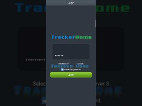 Tracker Home App usage Demo VideO
