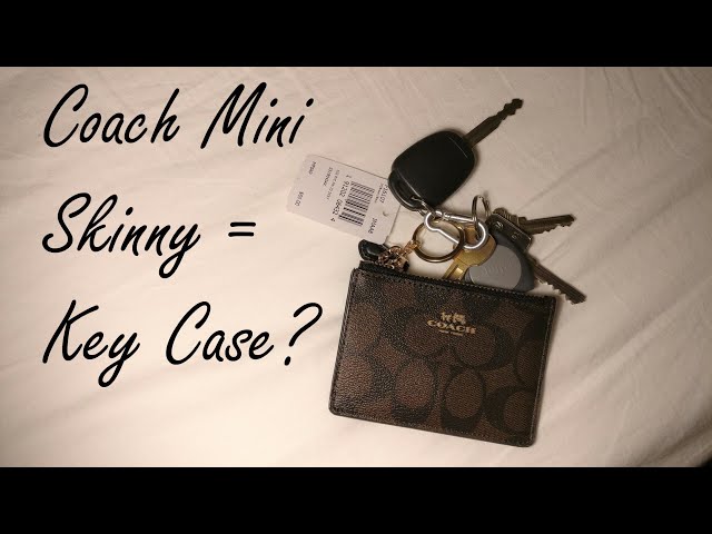 Used coach MINI SKINNY ID CASE HANDBAGS HANDBAGS / WALLET - CLOTH