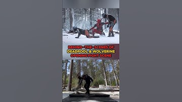 BEHIND THE SCENES of Bye Bye Bye Deadpool and Wolverine Opening Fight Scene!