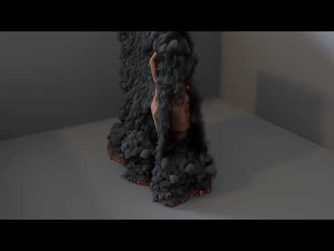 Cinema 4D TurbolenceFD Test Redshift Render