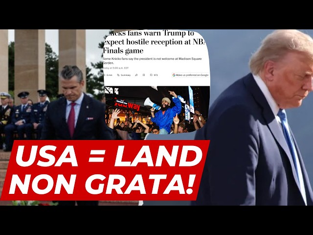Frankreich schmeißt Hegseth raus, wütender Mob in NYC: Trump-Lager hat weltweit "Hausverbot"