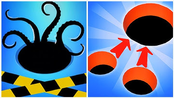 Hole Merge Run vs Dark Hole - Gameplay Walkthrough (Android, iOS) New Update 