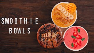 summer smoothies ! 3 Attractive smoothie bowls