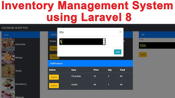 Inventory Management System using Laravel 8