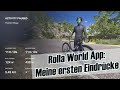 Rolla world fahrrad app  meine ersten eindrcke