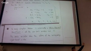 DM Lecture 7: Simplex method in algebraic form