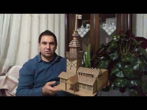 Kız kulesi maketi kartondan nasıl yapılır? - Maiden's tower model/Hasanoğlan/Elmadağ -Diy