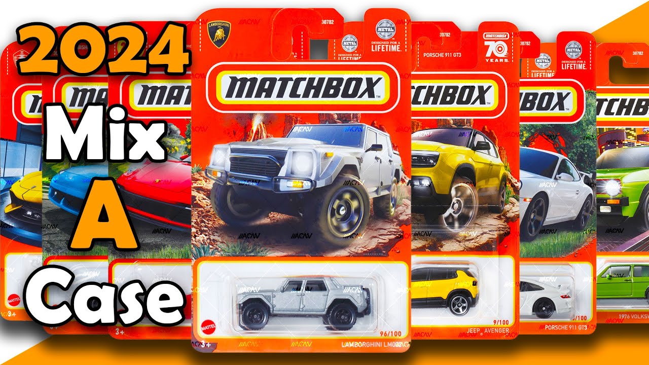 Matchbox Moving Parts 2024 Mix 3 Vehicles Case of 8