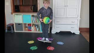 Balance Board Ball Bounce