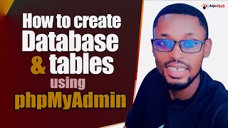 How to create MySQL database in phpMyAdmin | step by  step