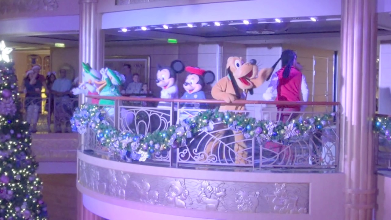 Disney Fantasy Very Merrytime Cruise Santa's Winter Wonderland YouTube