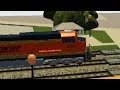 Bnsf 6150 leads ns 22h in metra train sim
