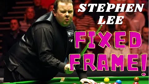 STEPHEN LEE vs STEPHEN HENDRY - Fixed Frame 1 Snoo...
