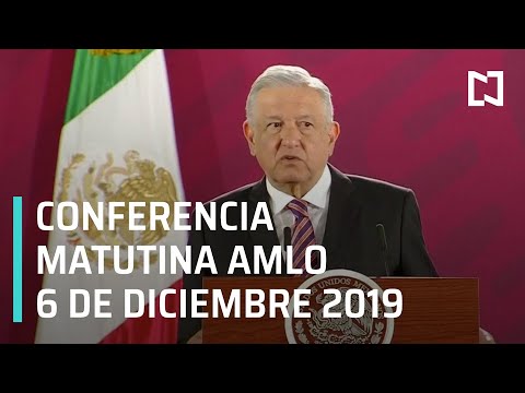 Conferencia matutina AMLO - Viernes 6 de diciembre 2019