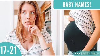 17-21 WEEK PREGNANCY UPDATE | Anatomy Scan &amp; Baby&#39;s Name