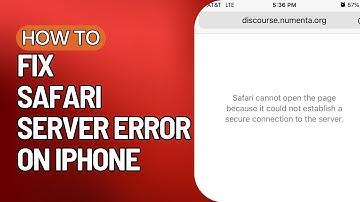 Safari Cannot Open the Page because the Server Cannot be found iOS 15 | iPhone | iPad