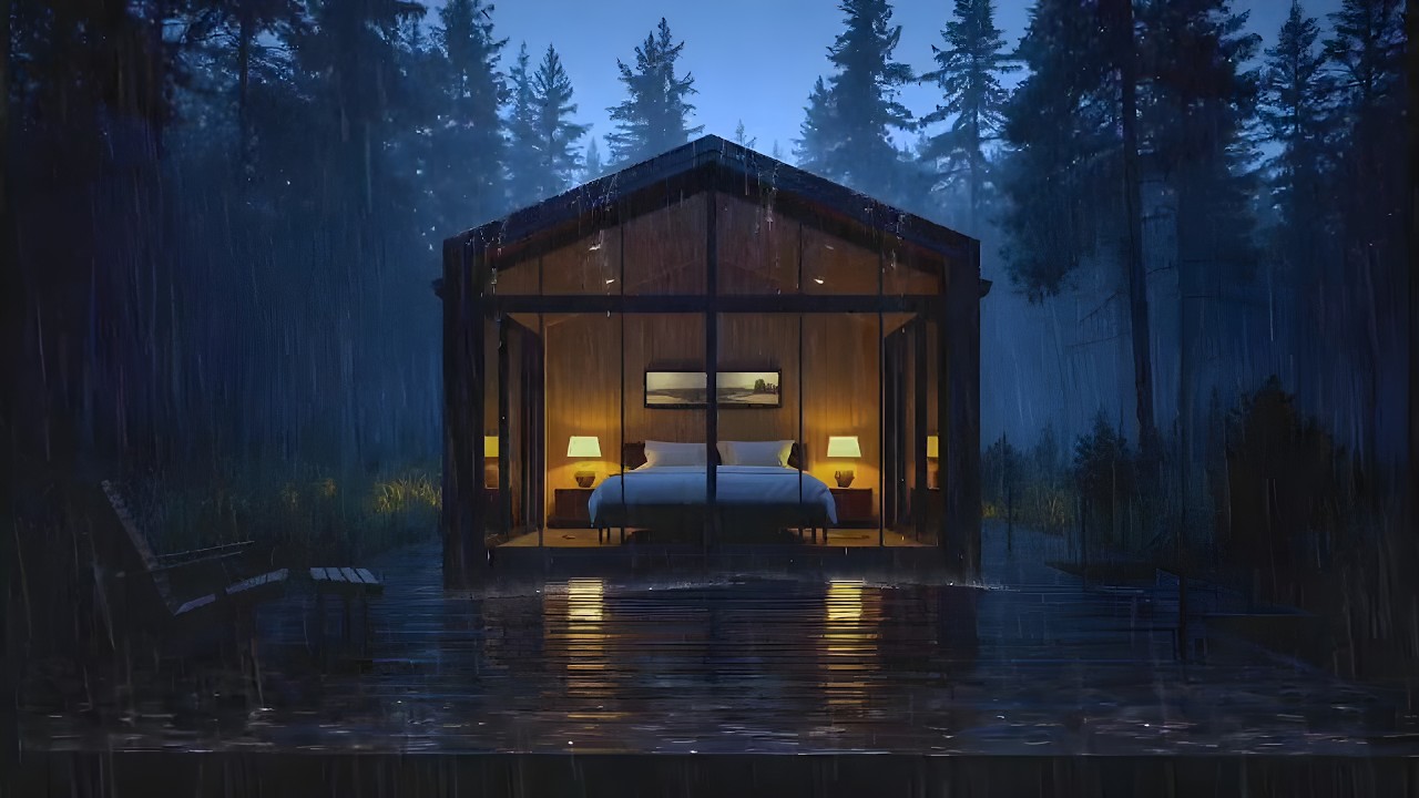 #Soft Rain Sounds for Sleeping | Deep Sleep, Relaxing Night Ambience ...