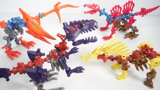 ほねほねザウルス・ドジルくん・スカンピーセット Gashapon Capsule Bone Bone Dinosaur and Bone Bone Griffin