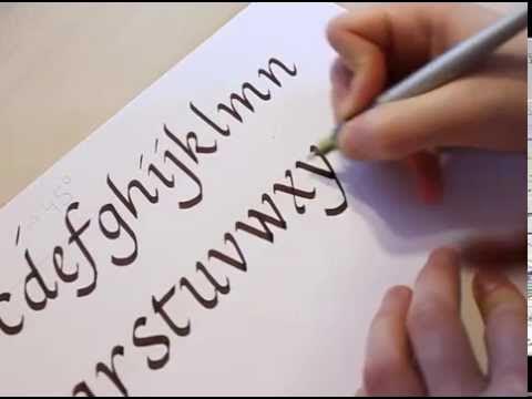 How to write Calligraphy Masters with Pilot Parallel pen by Mateusz  Wolski/WLK 