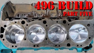 496 Stroker Build PART FIVE: Piston Install