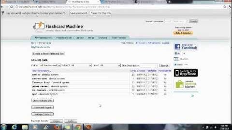 Flashcard Machine Tutorial