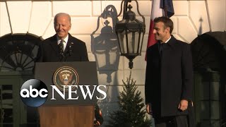 Biden hosts France’s president at his 1st state dinner l ABCNL