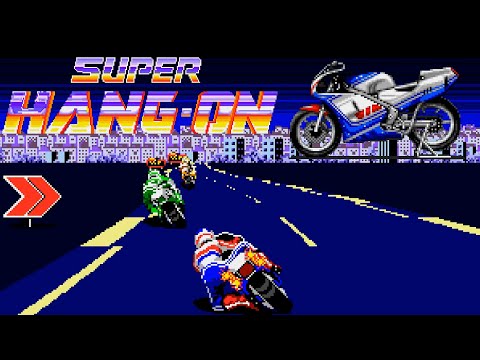 Super Hang-On (MD · Sega Mega Drive) video game port | full game completion session 🏍️🏁🎮