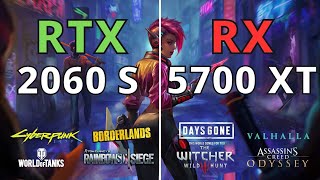 RTX 2060 SUPER VS RX 5700 XT TEST IN 12 GAMES IN 2023