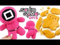 Squid Game DIYS! Pink Guard Plushie, How to Make Dalgona Honeycomb Candy
