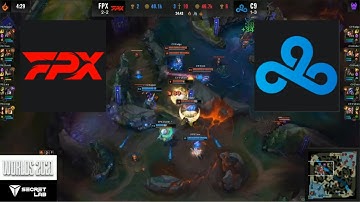 FPX vs C9 Highlights - Day 4 Group Stage Worlds 2021