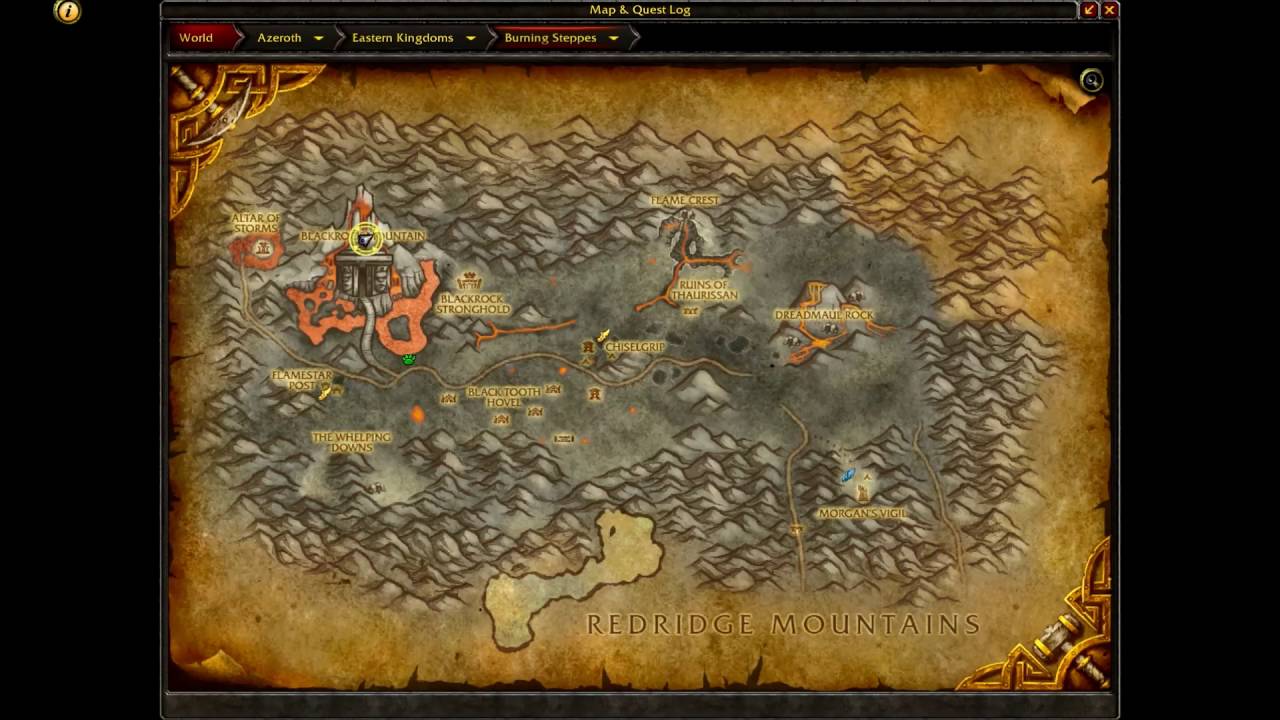 warcraft location of blackwind descent