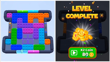 Color block jam Level 487 Walkthrough Solution 
