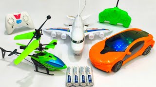 Radio Control Airbus B380 and Radio Control Helicopter | Airbus A380 | Remote Car | aeroplane | car