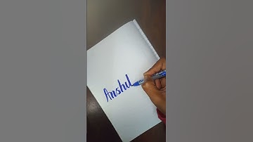 Anshika name calligraphy #song #bollywood #art #viralvideo #vuralshort #trending #tredingshorts