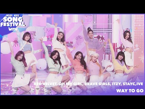 Red Velvet,Oh My Girl,Brave Girls,Itzy,Stayc,Ive _Way To Go|211217 Siaran Kbs World Tv