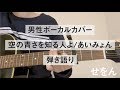 空の青さを知る人よ/あいみょん【男性ボーカル弾き語りcover】【せをん】映画空の青さを知る人よ 主題歌