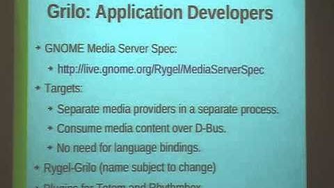 Grilo: Feeding applications with multimedia content (GUADEC 2010)