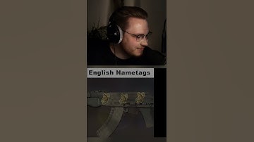 English vs Chinese nametags