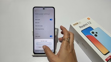 how to set data warning in redmi 12,12s | redmi 12 5g me data limit ki problem kaise theek kare